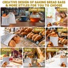BIEOFFEI 3 Pack Sourdough Bread Bags Linen Bread Bags for