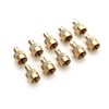 30 Pcs Metal Slotted Slot Valve Cap with Valve Core
