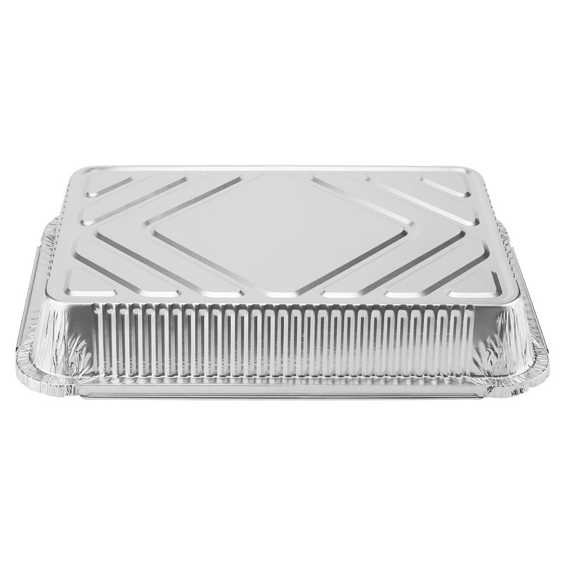 HAKZEON 25 Pack Large Aluminium Tin Foil Trays, 31 x