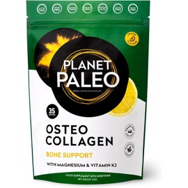 Planet Paleo Planet Paleo Osteo Collagen Powder for Bone Health (175g, 35 Servings) Grass-Fed Bovine Collagen Peptides, with Zinc & Vitamin K2, Bone Density & Joint Health, Lemon