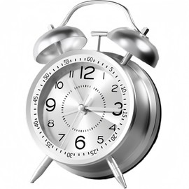 YYDS Alarm Clock, Stylish Alarm Clock, Loud Volume, Cute, Analog, Stylish, Roaring Alarm Clock, Loud Vibration, Table Clock, Absolutely Wake Up, Wake Up Clock, Simple and Modern Design, Backlight,