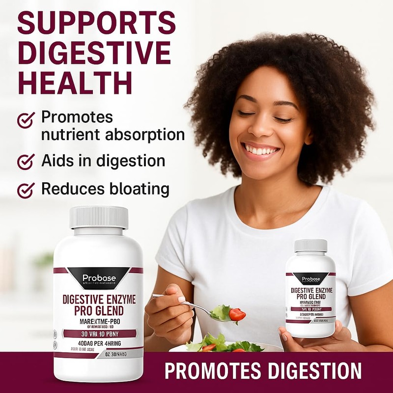 Digestive Enzyme Pro Blend 60 Capsules 30-Day Supply