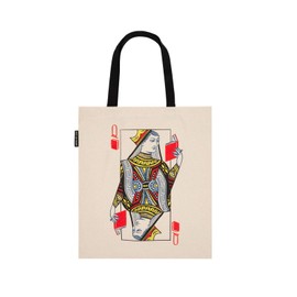 Out of Print Queen of Books Tote Bag