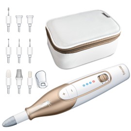 Beurer MP 62 Electric Manicure / Pedicure Set with 10 Tips, LED Light & Storage Bag