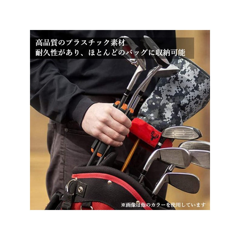 Golf Club Holder, Club Carrying Case, Golf Clubs, Securing Clip,