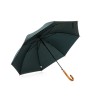 Krago Real Wood Handle Classic Auto Open Stick Umbrella Green