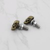 YINETTECH 4pcs Stainless Steel License Plate Bolts Replacement Kit M6