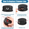 2 Pack String Trimmer Head SRM-225 for Echo Speed Feed
