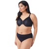Wacoal Women's Full Figure Simple Shaping Minimiser Bra, Black, 36F