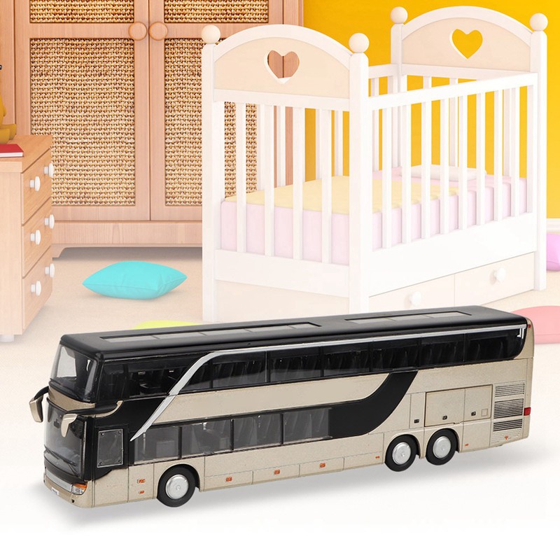 Electric 1:32 Alloy Doubledecker Bus Model Toy with Light Music