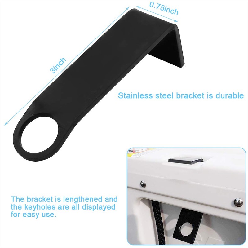 Together-life Cooler Cable Lock Bracket for YETI Tundra, 6 ft