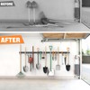TORACK Plastic Wall Mounted Mop and Broom Holder, Garden Tools