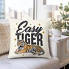 Nipil Funny Trendy Tiger Pillow Covers 18x18, Easy Tiger Humorous