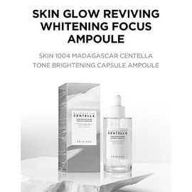 SKIN1004 Madagascar Centella Tone Brightening Capsule Ampoule - Suero Iluminador con Cápsulas, Mejora Apariencia del Tono y Textura de la Piel, 30 ml