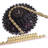 Yctze Ultralight 116 Links 9 Speed Gold Mountain Bike Chain