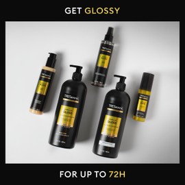 TRESemmé Shampoo, Conditioner and Ultra Shine Spray Lamellar Gloss 3 pack Regimen Collection Pack For Brilliant Gloss & Sleek Finish Ultimate Shine