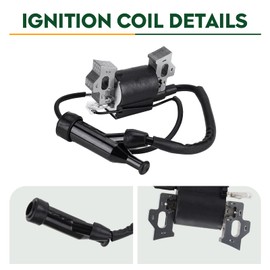 Ignition Coil Fits for Harbor Freight Predator 212cc 6.5hp Go Kart OHV Engine for Honda GX110 GX120 GX140 GX160 GX200 Replaces 30500-ZE1-033 30500-ZE1-063