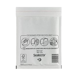 TRENDWEARZ Size C/0 150x210mm Sealed Air Padded Mailers Envelopes Genuine Mail Lite Bubble Lined Peal and Seal Envelope Bags Pack of 20