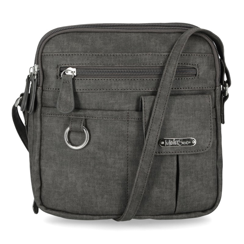 MultiSac Women's North South Mini Zip Around Crossbody Bag, Heirloom