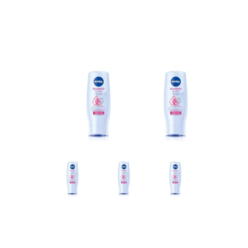 NIVEA Diamond Gloss Brillanz Sp√ºlung, pflegende Haarsp√ºlung mit Diamantpartikeln und