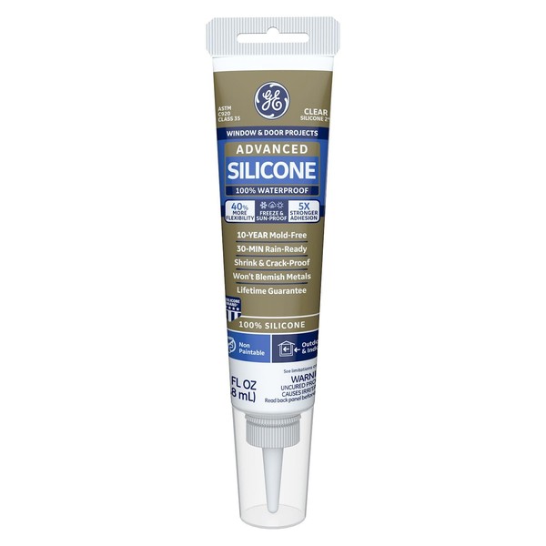 GE GE Advanced Silicone Caulk for Window & Door -