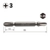 Vessel Double Ended Bit Air for Electric Drivers + 0.1
