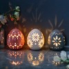 JHY DESIGN Set of 3 Ceramic Mood Light with LED