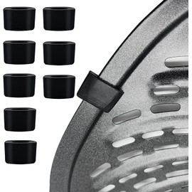 Air Fryer Rubber Tabs for PowerXL Vortex 8QT 7QT Air Fryers, 8PCS Premium Air Fryer Rubber Bumpers, Rubber Feet, Rubber Tips, Silicone Pieces, Rubber Covers for 7QT PowerXL MAXX Air Fryer Tray