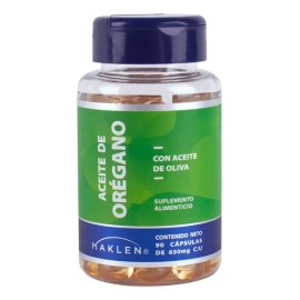 Aceite De Orégano Con Aceite De Oliva  90 Cápsulas  Maklen Sin Sabor                                                                                  