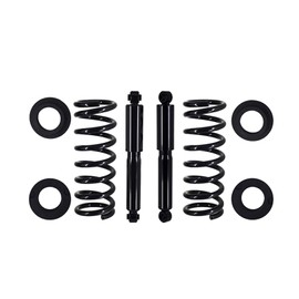 PM Auto Pair of 2 Rear Air Spring to Coil Spring Conversion Kit Replacement For 2004-2010 Infiniti QX56