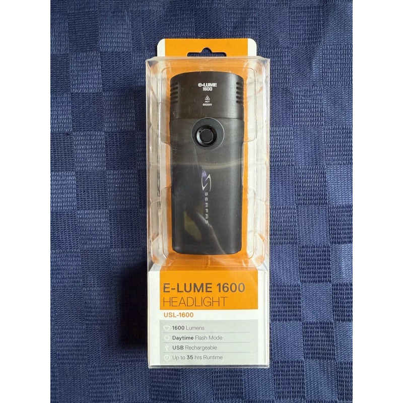 Serfas E-Lume 1600 Headlight - USL-1600 - NEW IN BOX