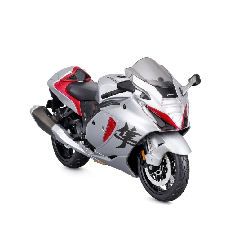 Maisto Suzuki Hayabusa (2022) 1:12 Scale Motorcycle Model with Suspension