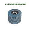 Timunr 4-1/2 Inch Flap Disc Zirconia 50 Pack 120 Grit