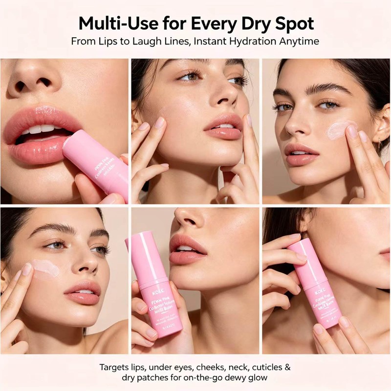 PDRN Pink Collagen Volume Multi Balm, All-In-One Face & Body