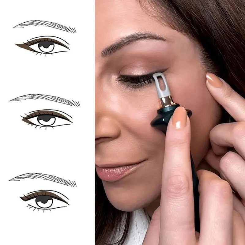 Eye Liner Makeup Tool, 2PC Eyeliner Brush Eyeliners Guide Tools,
