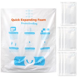 18” x 24” 8 PCS TONESPAC Instant Pack Quick Expanding Foam X-400 Packaging Bag for Packaging and Shipping
