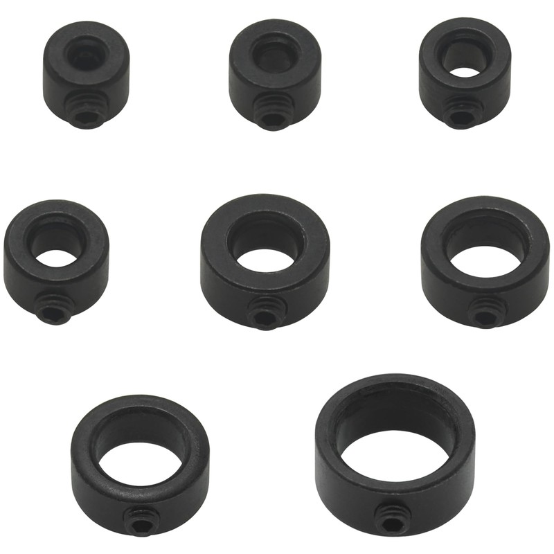 8 PCS Drill Bit Depth Stop Collar For 3/4/5/6/8/10/12/16mm Wood