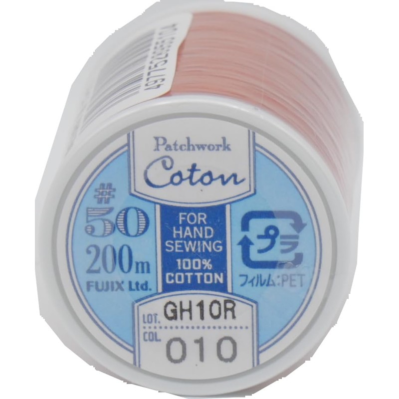 FUJIX 24491 Hand Sewing Thread Patchwork Cotton #50/200m COL. 10