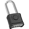 Heavy Combination Lock with Long Shackle, Weatherproof Outdoor Anti-Theft Security