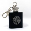Holy Water Bottle Stainless St Benedict - Spanish - BLACK