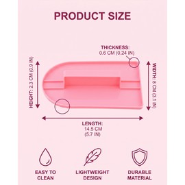 RAVNIX Lisciatore Smoother per Torte 2 Pezzi Rosa e Blu, per Fondente, Crema al Burro e Glassa, Kit Pasticceria Professionale per Decorazioni e Finiture Perfette