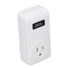 Wireless Thermostat Outlet Temperature Auto Detection LCD Backlit Temperature Controller