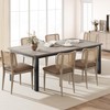78.7" Long Dining Table for 6-8 Person, Industrial Kitchen Dining
