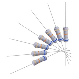 sourcing map 100Pcs 68K Ohm Resistor, 1W 5% Tolerance Metal Oxide Film Resistors, Lead, Flame Proof for DIY Electronic Projects and Experiments