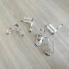 INCREWAY L Brackets, 20Pcs Clear Acrylic Corner Bracket 90 Degree