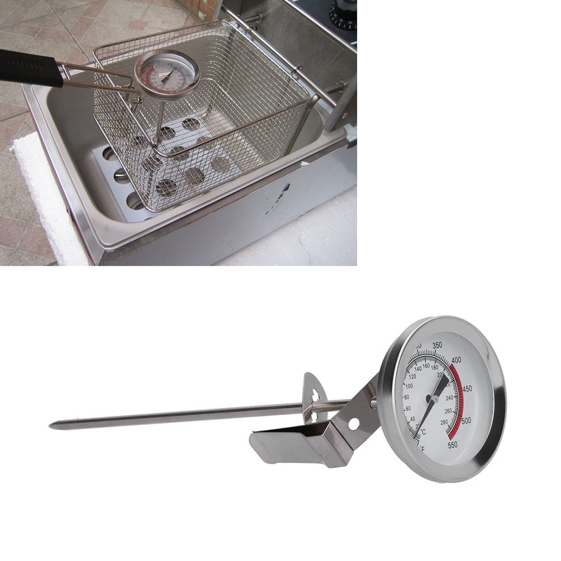 MUNEFE Stainless Steel Mechanical Cooking Thermometer, 20°C~280°C for Food BBQ