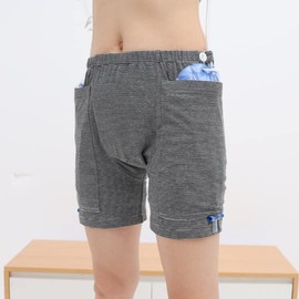 WEEOATAR Incontinence Pants, Urinary Bag, Incontinence Pants, With Recovery Bag, Portable, Leak Proof, Incontinence Prevention, Urinary Leak Pants, Removable, Home Care, Hospitals, Facilities, Elderly