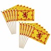 Scotland (Lion) 12x18in Stick Flag - 1 dozen pack