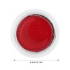 Red Reflector ABS Trim Round Reflective Safety Protection Car Motorcycle