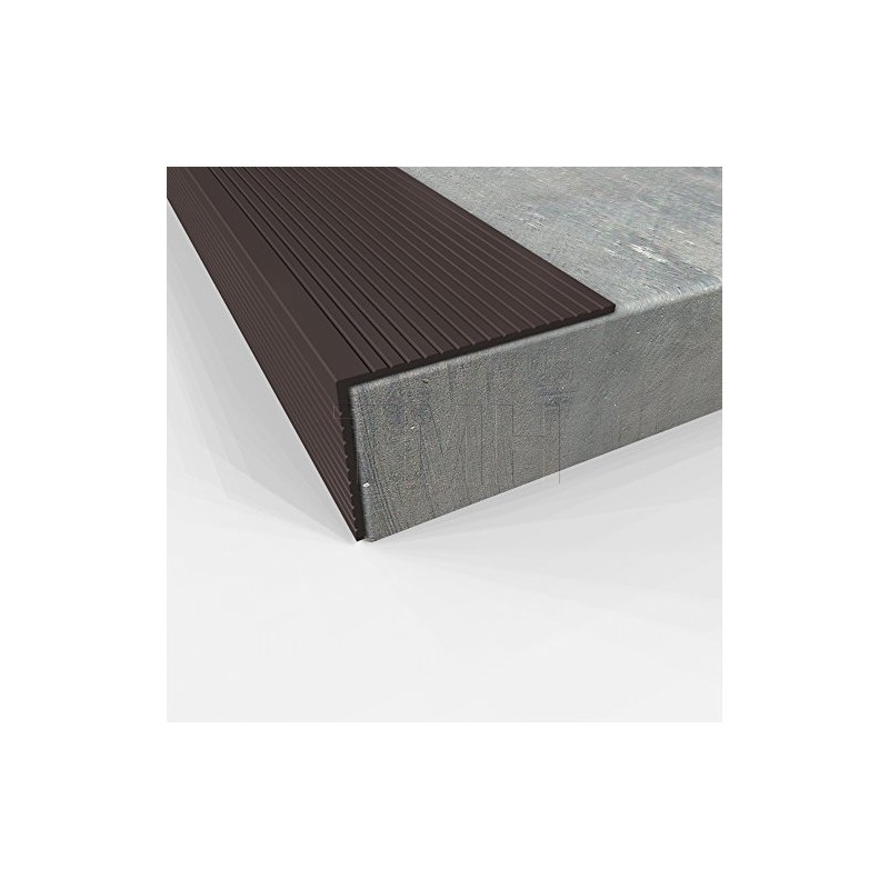 TMH Stair Nosing, Stair Edge Protector, 48" Long - Dark